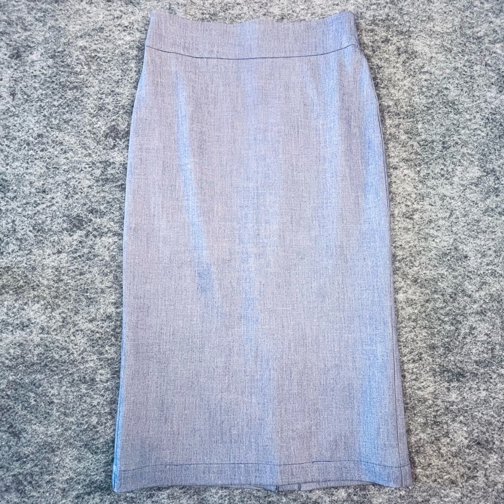 Halogen‎ Blue Fully Lined Pencil Skirt Size 2P Nordstrom Career Classic Academia